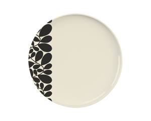 Orla Kiely Sycamore Stripe Dinner Plate Black