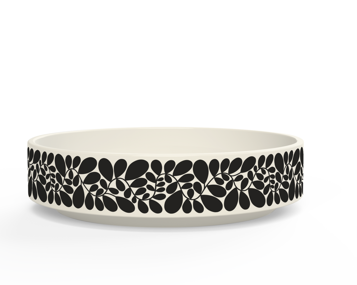 Orla Kiely Sycamore Stripe Pasta Bowl Black