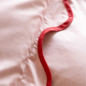 Rockett St George Ooh La La La Scallop Pink Duvet Set