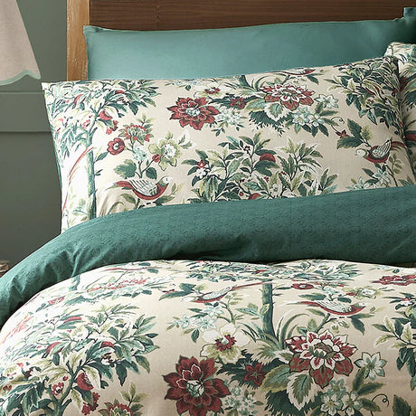 Dreams N Drapes Otillie Tapestry Natural Duvet Set