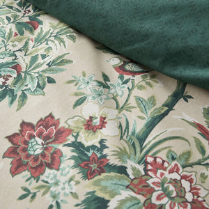 Dreams N Drapes Otillie Tapestry Natural Duvet Set