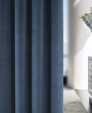 Tyrone Oxford Velvet Thermal Blackout 3" Tape Heading Curtains