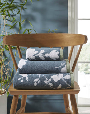 Laura Ashley Oriental Garden 100% Cotton 580gsm Towels