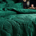 Paoletti Palmeria Quilted Velvet Duvet Set