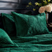 Paoletti Palmeria Quilted Velvet Duvet Set