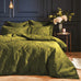 Paoletti Palmeria Quilted Velvet Duvet Set