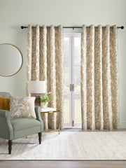 Laurence Llewelyn Bowen Paradise Palm Eyelet Lined Curtains
