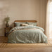 The Linen Yard Perrie Leaf Muslin Duvet Set