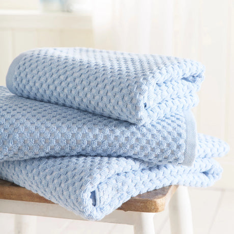 Dreams N Drapes Popcorn 100% Cotton Blue Towels