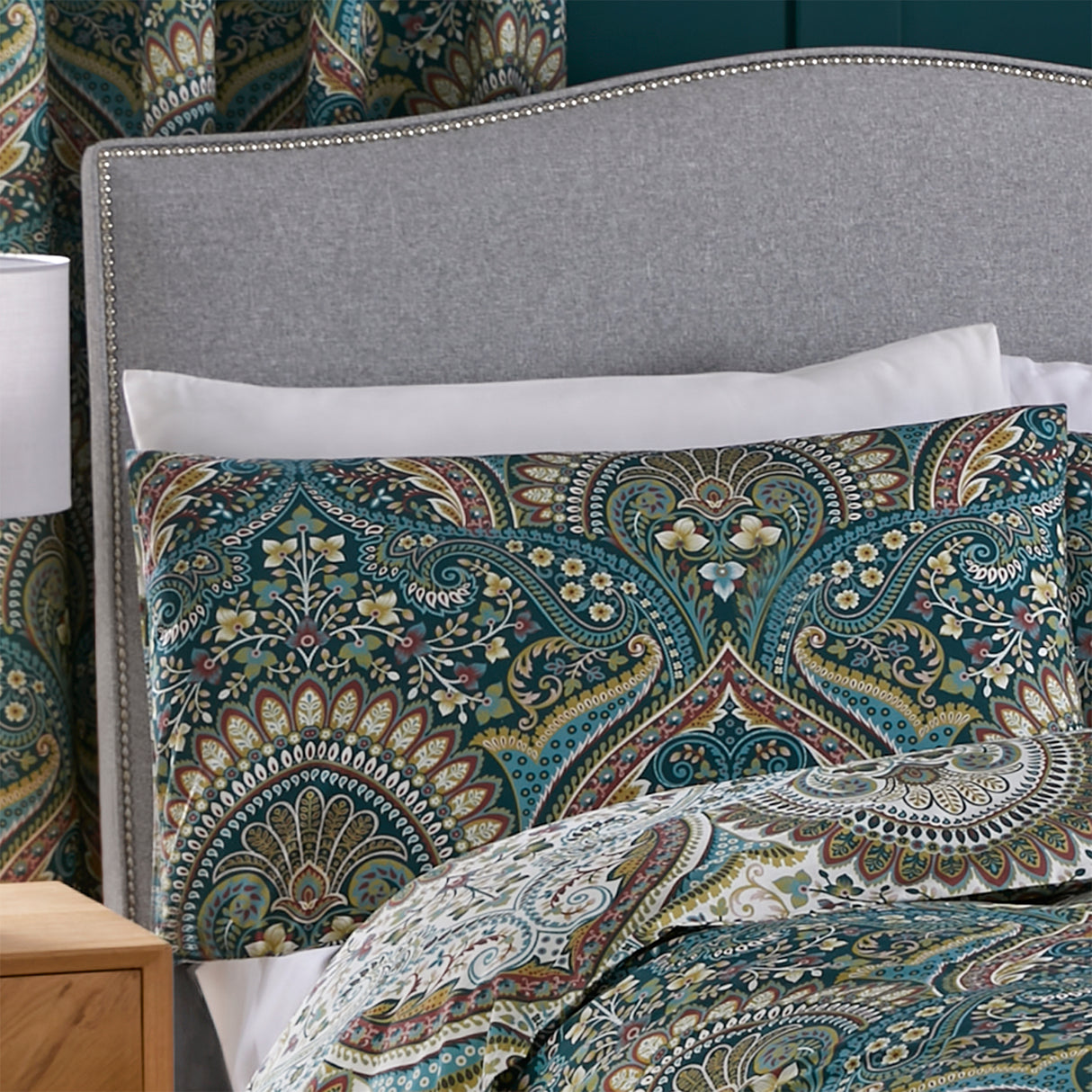 Dreams n Drapes Palais Teal Duvet Set
