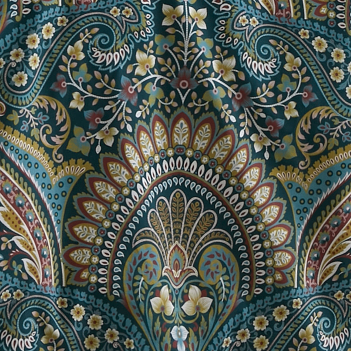 Dreams n Drapes Palais Teal Duvet Set