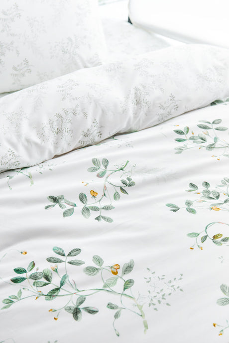 Christy Pea Shoots Sage Green Duvet Set