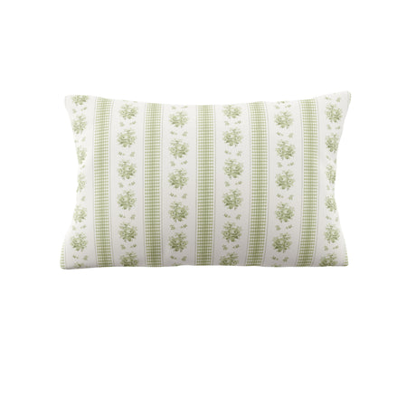 Laura Ashley Pensham Stripe Sage Pink Duvet Set