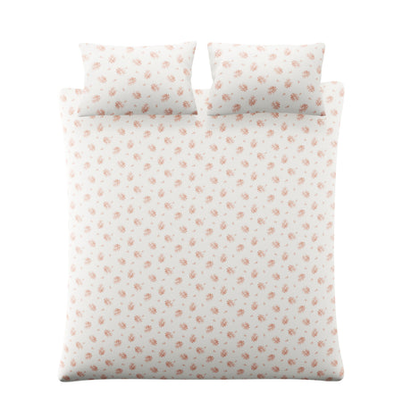 Laura Ashley Pensham Stripe Sage Pink Duvet Set