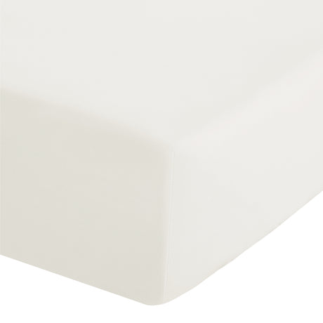 Catherine Lansfield Easy Iron 50% Polyester/50% Combed Cotton 180 Thread Count Percale Cream Sheets