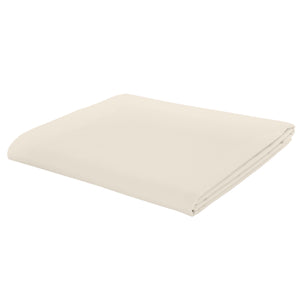 Catherine Lansfield Easy Iron 50% Polyester/50% Combed Cotton 180 Thread Count Percale Cream Sheets