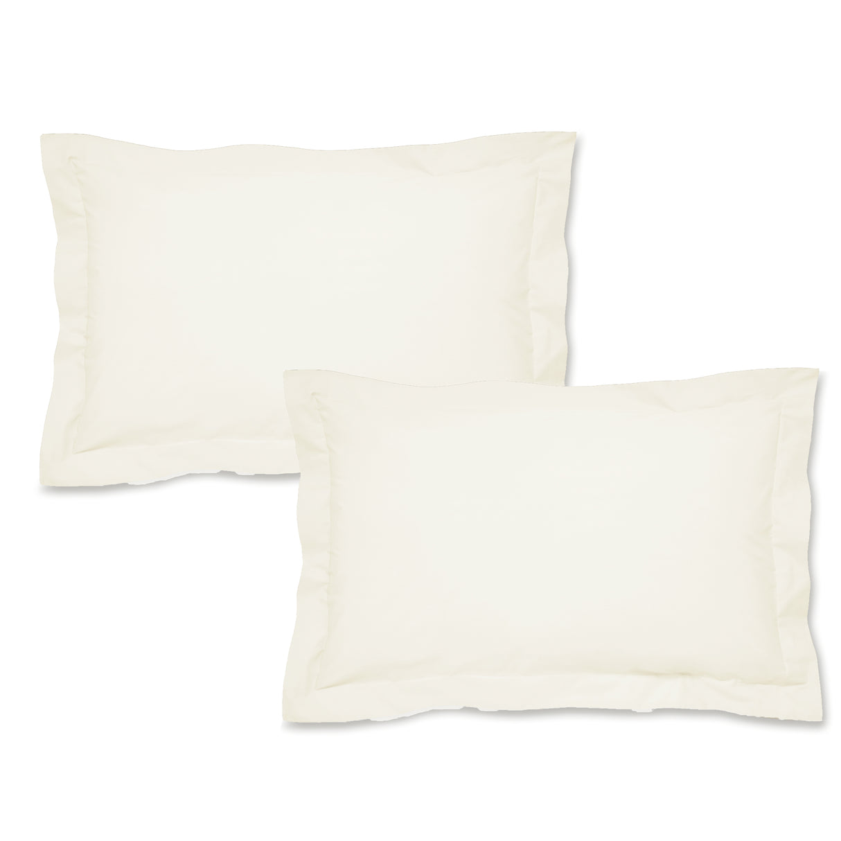 Catherine Lansfield Easy Iron 50% Polyester/50% Combed Cotton 180 Thread Count Percale Cream Sheets