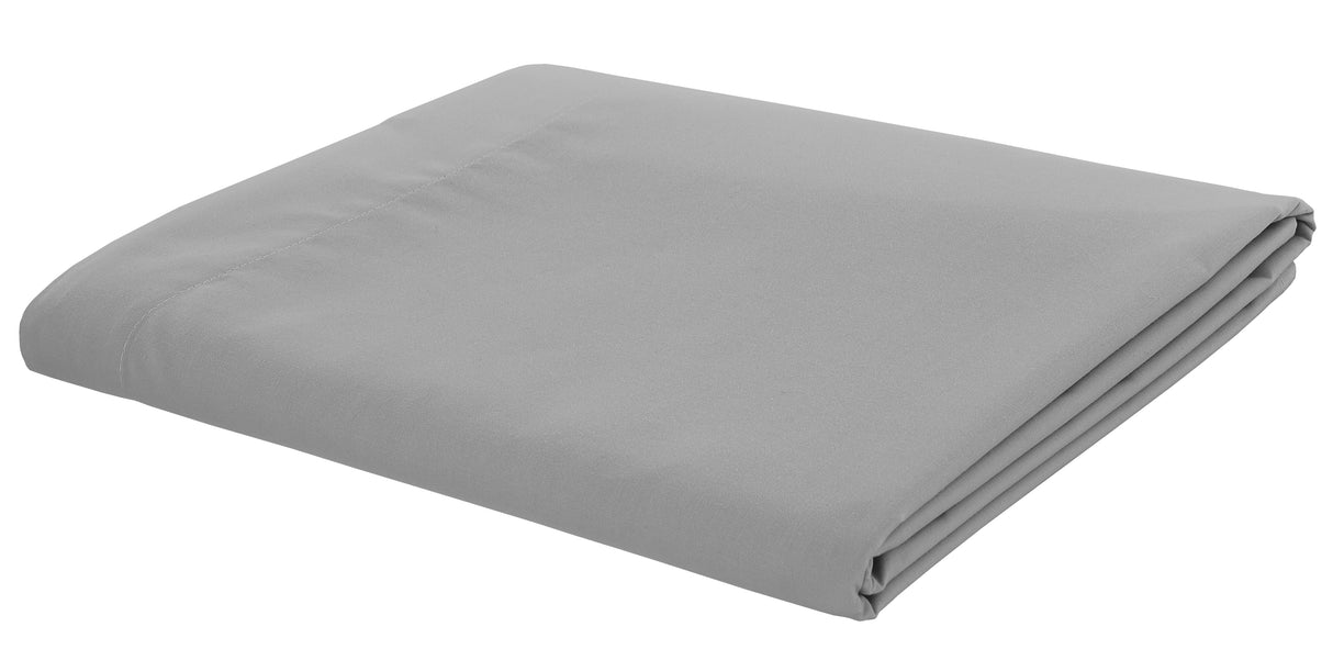 Catherine Lansfield Easy Iron 50% Polyester/50% Combed Cotton 180 Thread Count Percale Grey Sheets