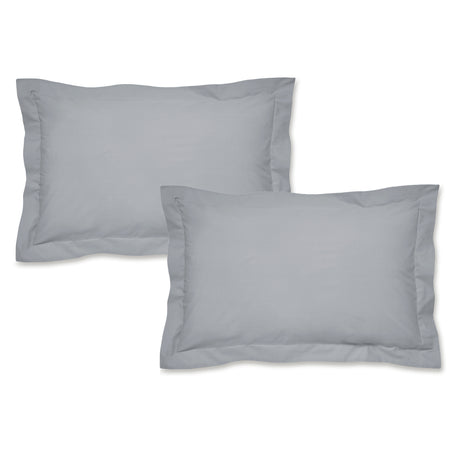 Catherine Lansfield Easy Iron 50% Polyester/50% Combed Cotton 180 Thread Count Percale Grey Sheets