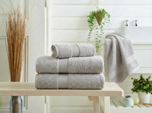 Studio 1846 Plush 100% Cotton 550gsm Dove Grey Towels