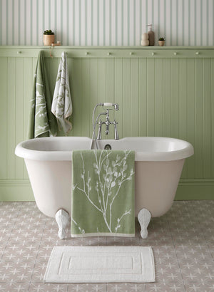 Laura Ashley Pussy Willow 100% Cotton 580gsm Towels