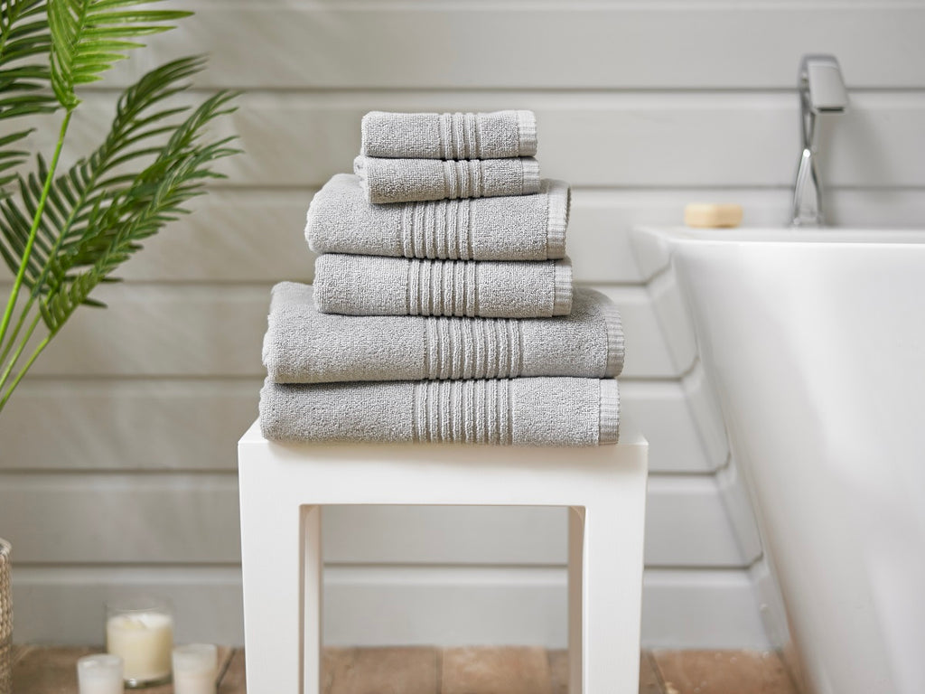 Deyongs Quick Dry Light Grey 100% Cotton Towels