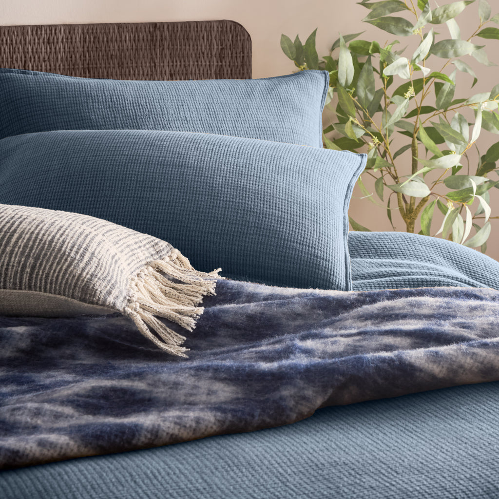The Linen Yard Ribble Acid Washed Duvet Set - Main Image