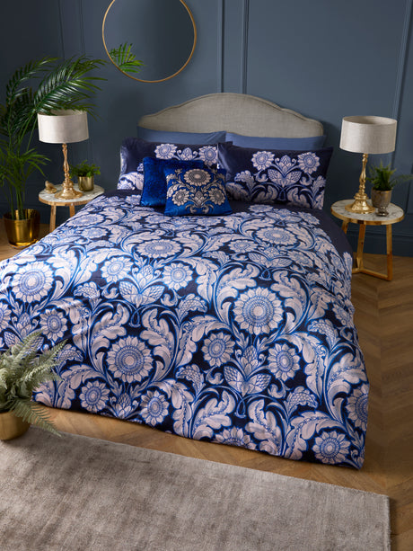 Laurence Llewelyn Bowen Romilly Blue Duvet Set
