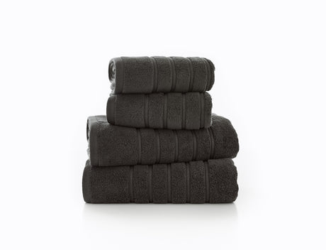 The Lyndon Company Rainham 100% Cotton 600gsm Charcoal Towels