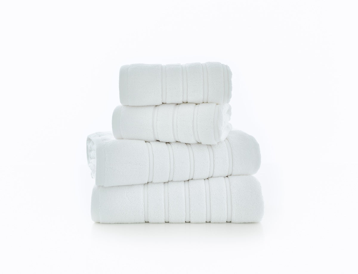 The Lyndon Company Rainham 100% Cotton 600gsm White Towels