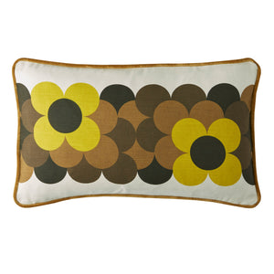 Orla Kiely Retro Flowers Stripe 30cm x 50cm Microfibre Filled Cushion