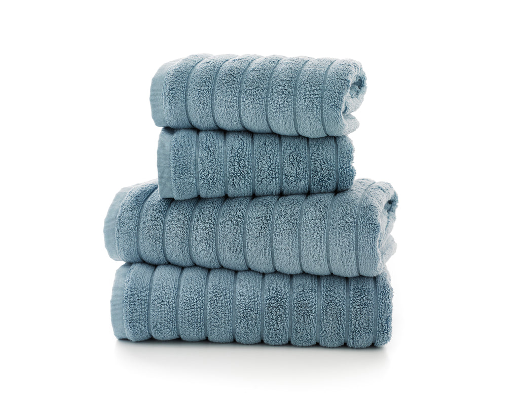 The Lyndon Company Ribbleton 100 BCI Cotton 680gsm Blue Towels