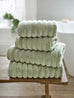 The Lyndon Company Ribbleton 100% BCI Cotton 700gsm Zero Twist Sage Towels