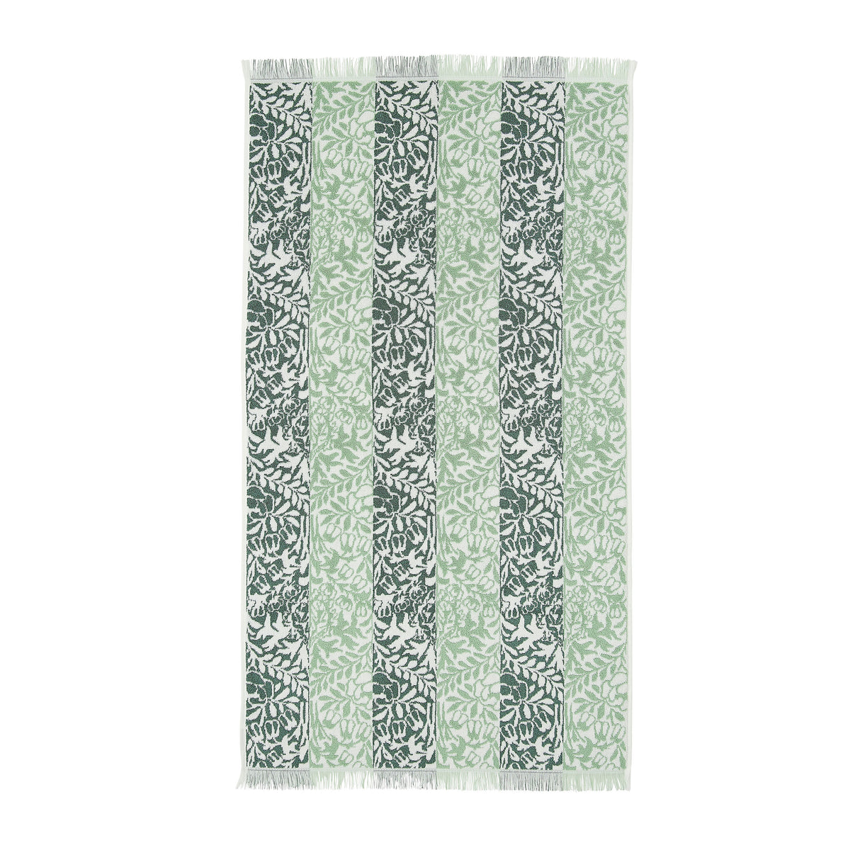 William Morris at Home Rose Stripe Sage 100% Cotton 580gsm Towels