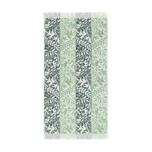William Morris at Home Rose Stripe Sage 100% Cotton 580gsm Towels