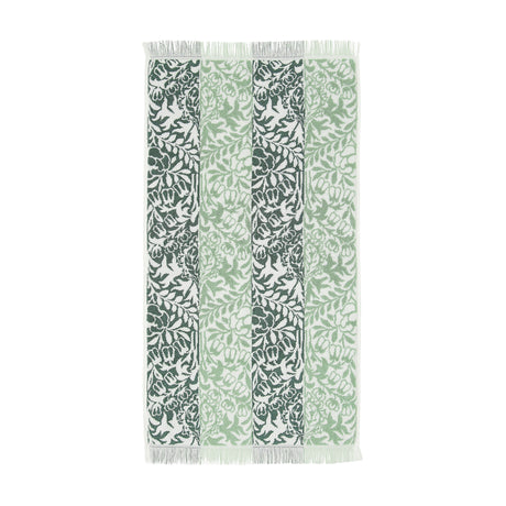 William Morris at Home Rose Stripe Sage 100% Cotton 580gsm Towels