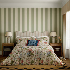Sanderson Hykenham Rose & Sage Duvet Set
