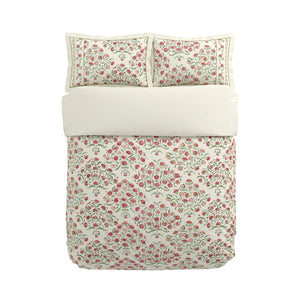 Sanderson Ottoman Rose & Olive Duvet Set