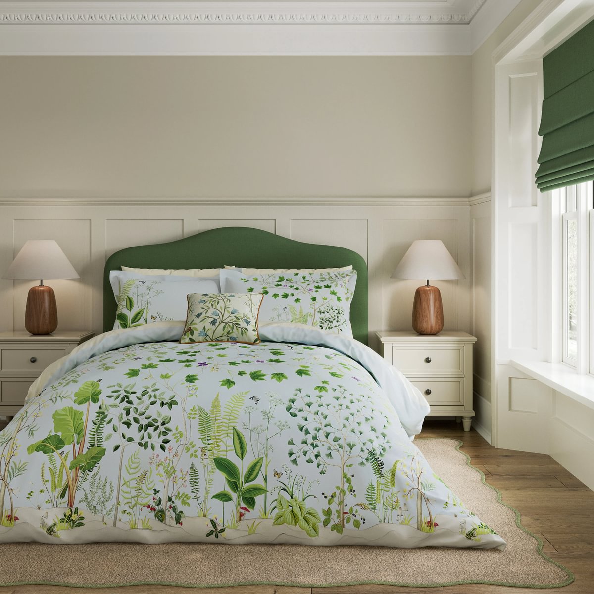 Sanderson Sycamore & Oak Sky Blue Duvet Set