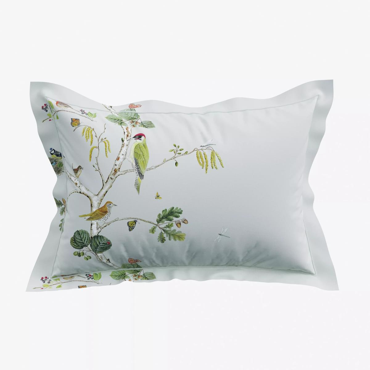 Sanderson Woodland Chorus Blue Grey Duvet Set