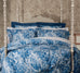 Sanderson x Giles Deacon Fringed Tulip Toile Smalt Duvet Set