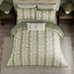 Sanderson x National Trust Cobnut Stripe Leaf Green Duvet Set