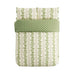 Sanderson x National Trust Cobnut Stripe Leaf Green Duvet Set