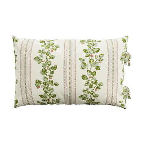 Sanderson x National Trust Cobnut Stripe Leaf Green Duvet Set