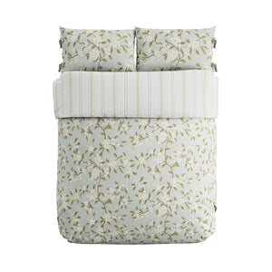 Sanderson x National Trust Damson Blossom Porcelain Duvet Set