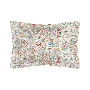 Sanderson x National Trust Moat Birds Damson & Cobalt Duvet Set