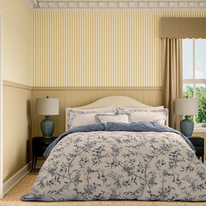 Sanderson x National Trust Paradise Woods Toile Woad Duvet Set