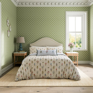Sanderson x National Trust Spring Meadow May Duvet Set