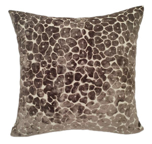 Paul Moneypenny Spoton Leopard Cut Velvet 43cm x 43cm Feather Filled Cushion