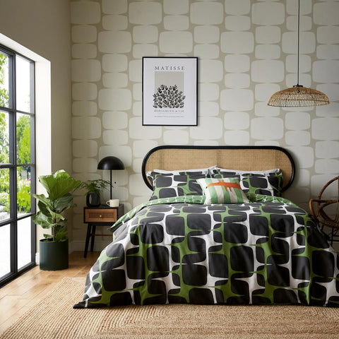 Scion Living Going Lohko Juniper & Liquorice Duvet Set